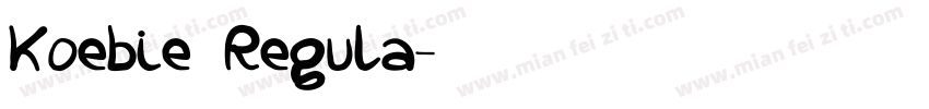 Koebie Regula字体转换